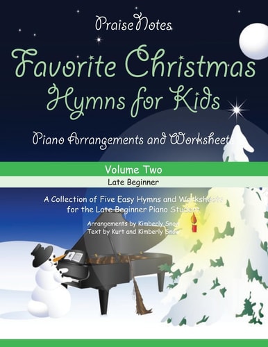 Favorite Christmas Hymns for Kids (Volume 2) A Collection of Five Easy Hymns for the Early and Late Beginner
