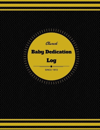 Church Baby Dedication Log