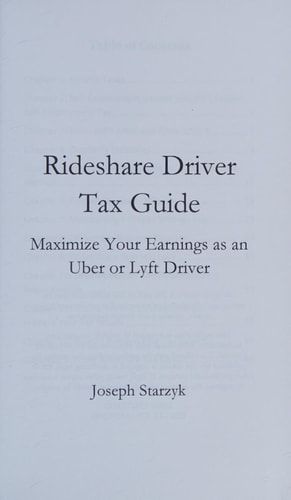 Rideshare Driver Tax Guide Maximize Your Earnings as an Uber Or Lyft Driver
