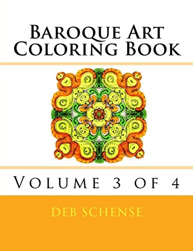 Baroque Art Coloring Book Volume 3 Of 4