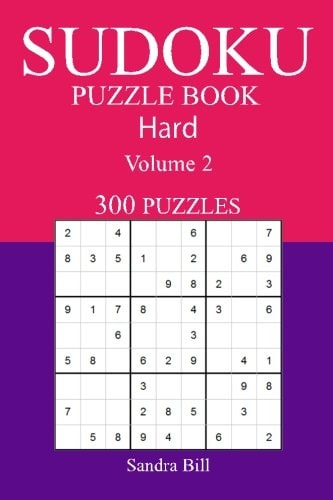 300 Hard Sudoku Puzzle Book Volume 2
