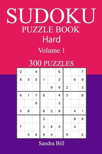 300 Hard Sudoku Puzzle Book Volume 1