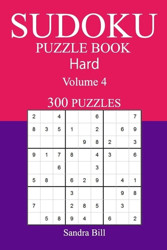 300 Hard Sudoku Puzzle Book Volume 4