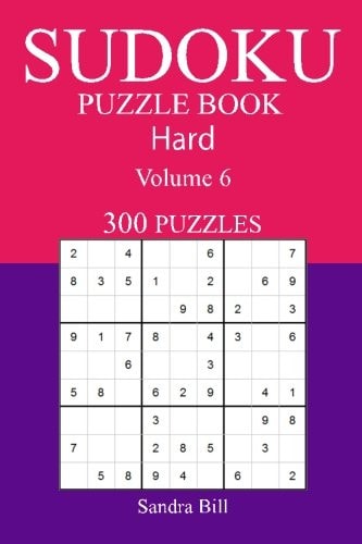 300 Hard Sudoku Puzzle Book Volume 6