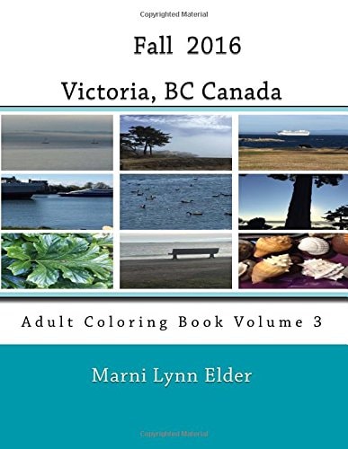 Fall Victoria, BC Canada Adult Coloring Book Volume 3