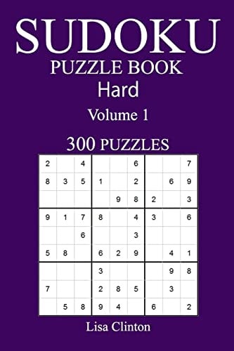 300 Hard Sudoku Puzzle Book Volume 1