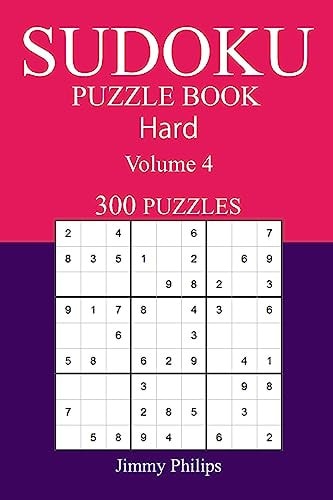300 Hard Sudoku Puzzle Book Volume 4