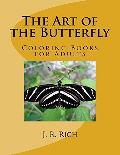 The Art of the Butterfly Coloring Books for Adults