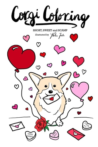 Corgi Coloring Short, Sweet and Scamp