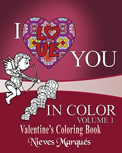 I Love You in Color. Valentine's Coloring Book.