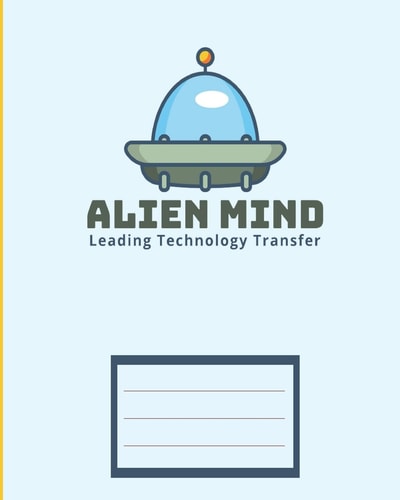 Alien Mind Leading Technology Transfer Children Exercise Book for School (Perfect Bound, 8" X 10", 112 Pages, Contains Inch Ruler and Multiplication Table)