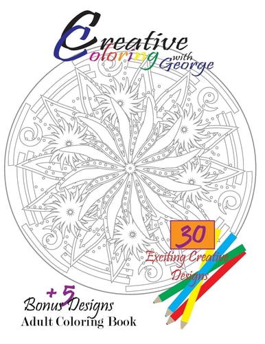 Creative Coloring with George Adult Coloring Book
