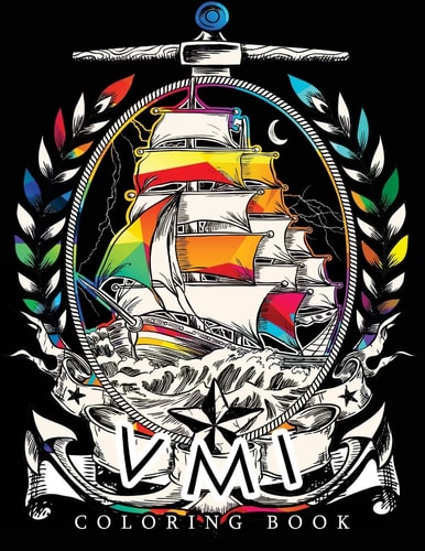 VMI Coloing Book Stress Relief Adult Coloring Books
