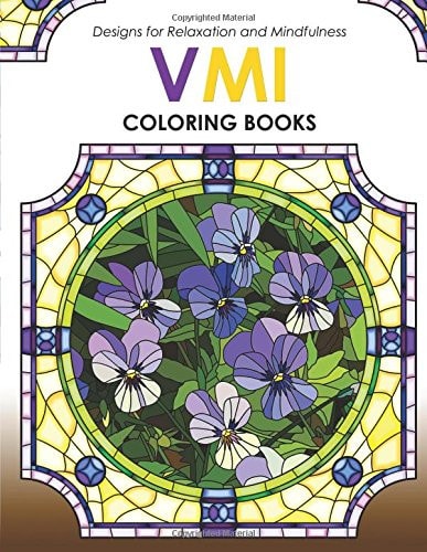 VMI Coloing Books Design for Relaxation and Mindfulness Pattern
