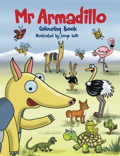 Mr Armadillo Colouring Book