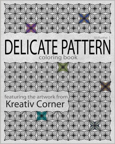 Delicate Pattern Coloring Book