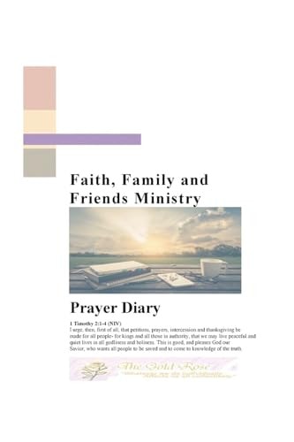 Faith, Family and Friends Ministry Prayer Diary
