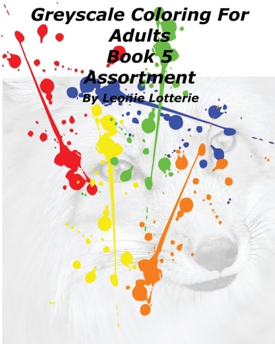 Greyscale Coloring For Adults Assortment