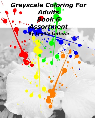 Greyscale Coloring For Adults Assortment