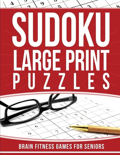 Sudoku Large Print Puzzles Brain Fitness Games for Seniors