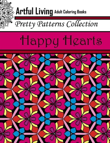 Happy Hearts Adult Coloring Book