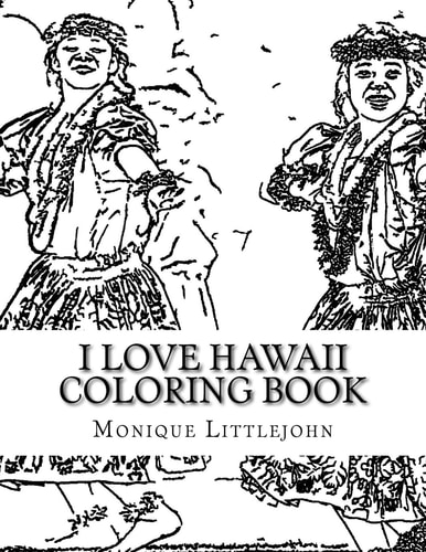 I Love Hawaii Coloring Book