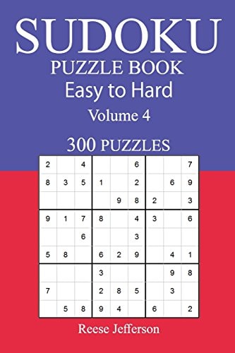300 Easy to Hard Sudoku Puzzle Book Volume 4