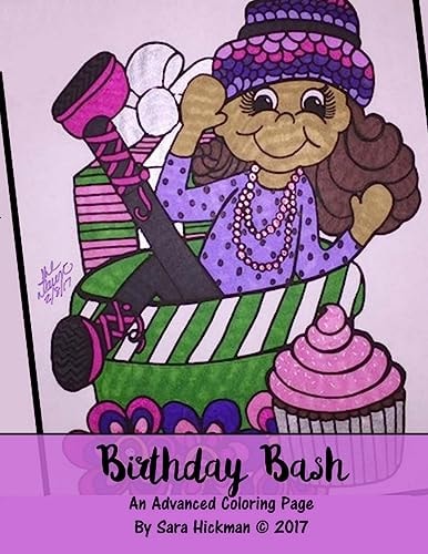 Birthday Bash An Advanced Coloring Book