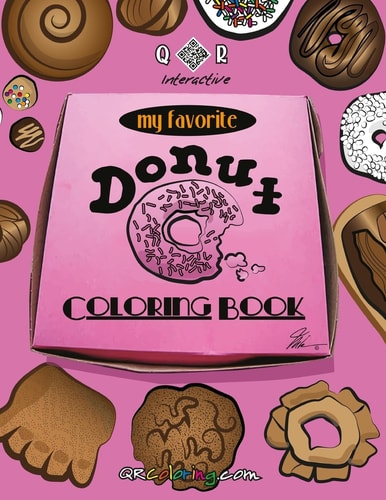 My Favorite Donut Coloring Book Color with Good Taste