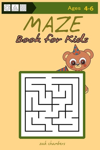 MAZE Book for Kids Ages 4-6