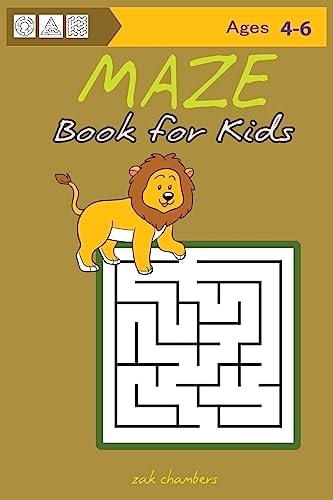 Maze Book for Kids Ages 4-6