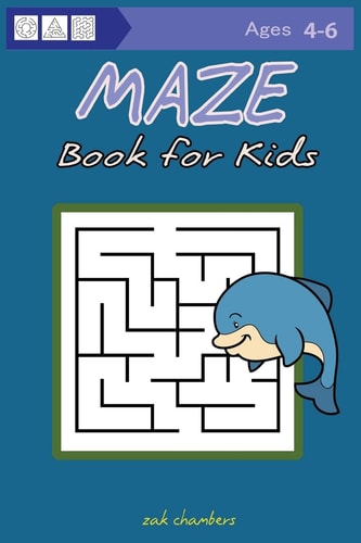 MAZE Book for Kids Ages 4-6