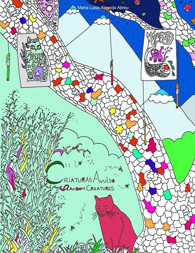 Random Creatures Criaturas Avulso Colouring Book Livro de Colorir