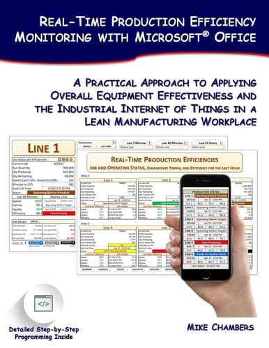 Real-Time Production Efficiency Monitoring with Microsoft Office A Practical Approach to Applying Overall Equipment Effectiveness and the Industrial Internet of Things in a Lean Manufacturing Workplace