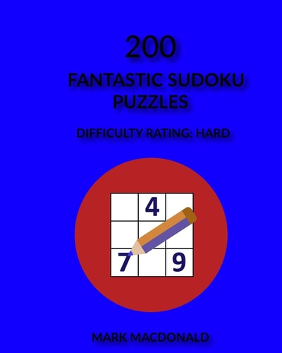 200 Fantastic Sudoku Puzzles Difficulty Rating Hard