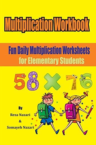 Multiplication Workbook Fun Daily Multiplication Worksheets for Elementary Students