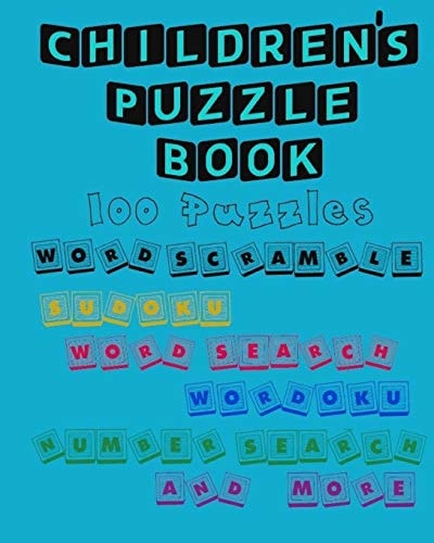 Children's Puzzle Book 100 Puzzles