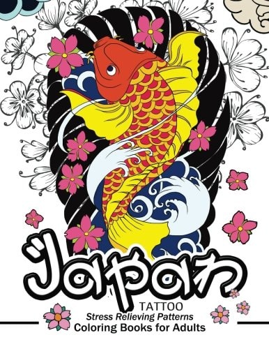 Japan Tattoo Coloring Books A Fantastic Selection of Exciting Imagery