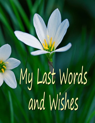 My Last Words and Wishes Helpful Information for When I'm Gone