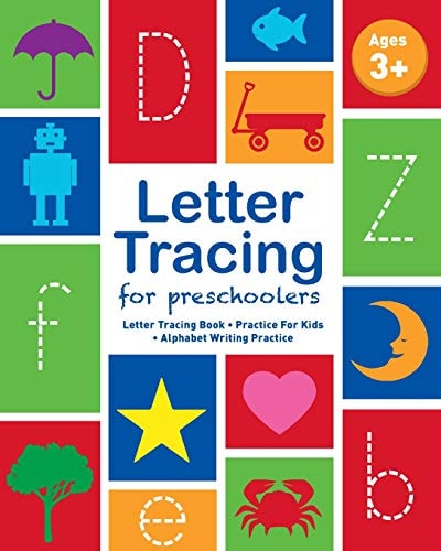 Letter Tracing For Preschoolers Letter Tracing Book, Practice For Kids, Ages 3-5, Alphabet Writing Practice