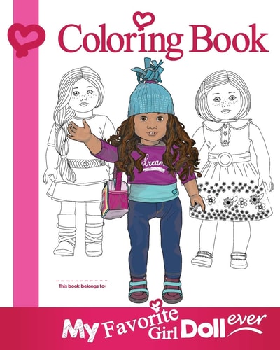 My Favorite Girl Doll Ever Coloring Book