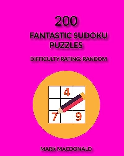 200 Fantastic Sudoku Puzzles Difficulty Rating Random