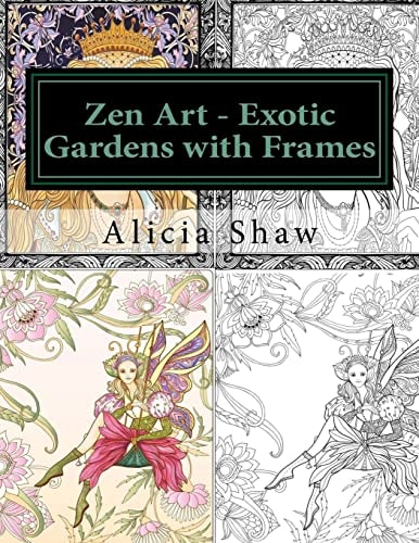 Zen Art - Exotic Gardens with Frames Zen Gardens, English Gardens, Women, Fairies, Mermaids