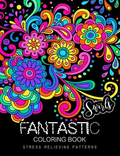 Fantastic Swirls Coloring Book Coloring Book for Adult