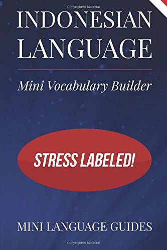 Indonesian Language Mini Vocabulary Builder Stress Labeled!
