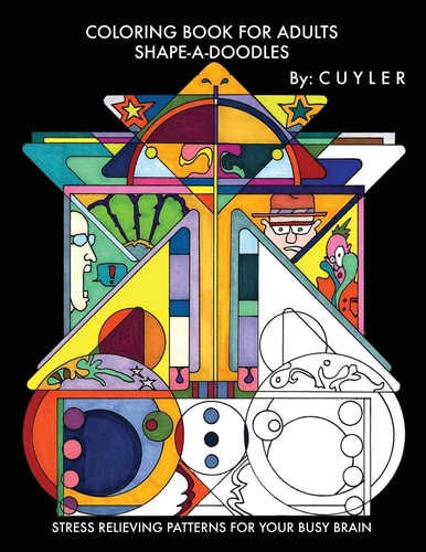 Coloring Book For Adults Shape-A-Doodles