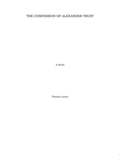 The Confession of Alexander Trust