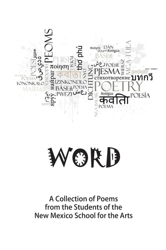 Word A Collection of Poems by the Students of the NMSA
