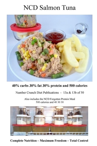 NCD Salmon Tuna 40% Carbs 30% Fat 30% Protein and 500 Calories