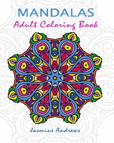 Mandalas Adult Coloring Book Stress Less Coloring
